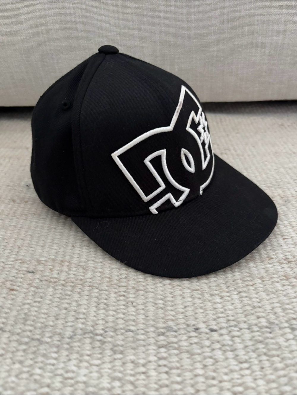 | DC | Black with Embroidered Logo Kid’s Flexfit Hat